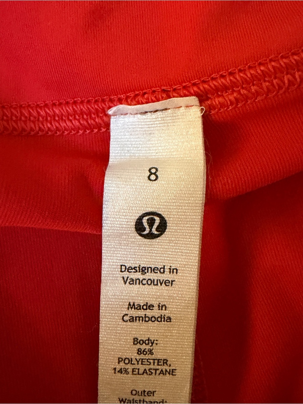 lululemon athletica Red Pleated Tennis-Style Mini Skirt - Picture 4 of 8